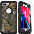 Compatible for iPhone 7 Plus 8 Plus Case with Screen Protector, Full Body Rugged Heavy Duty Camo Case for Men, Shockproof 3-Layer Defender Protect...