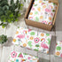 JarThenaAMCS 100 Sheets Hawaiian Tissue Paper Tropical Gift Wrapping Paper Palm Leaves Flamingo Decorative Art Craft Paper for DIY Crafts Summer B...