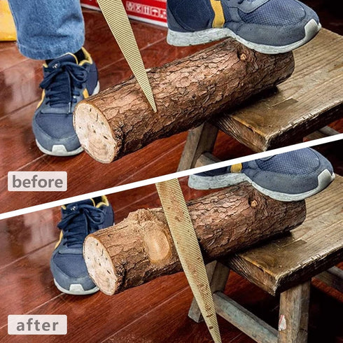 Wood File, Needle File Set Wood Files for Wood Working Wood Rasp Files Tools Golden Tapered Wood Rasp with Rubber Handle in Gift Bag for Carving 2...