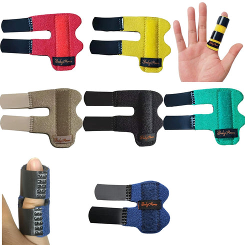 BodyMoves 5 Finger Splints plus 1 pinkie/kid splint (with Blue Pinkie)...