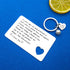 Baixian 10th Anniversary Engraved Wallet Insert Card for Husband Wife Wedding Gifts Mini Love Note Gifts for Women Men Happy 10th Anniversary Pres...