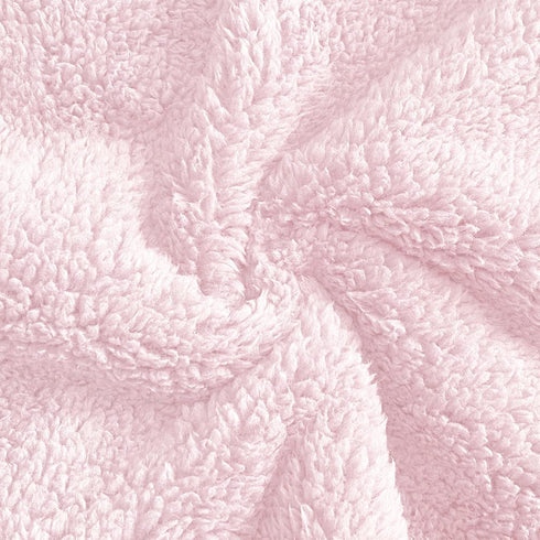 Waterproof Dog Blankets for Medium Dogs, Medium Cat Blanket Washable for Couch Protection, Soft Sherpa Fleece Dog Blanket, Light Pink, M...