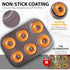Donut Pan by Dohnuts - Premium 6 Cup Non-Stick Mini Doughnut and Bagel maker – for Healthier Homemade Baked Cakes...