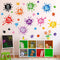 Colorful Inspirational Quotes Wall Decals Watercolor Paint Wall Decals Ink Splatter Splotches Wall Stickers Motivational Lettering Positive Saying...