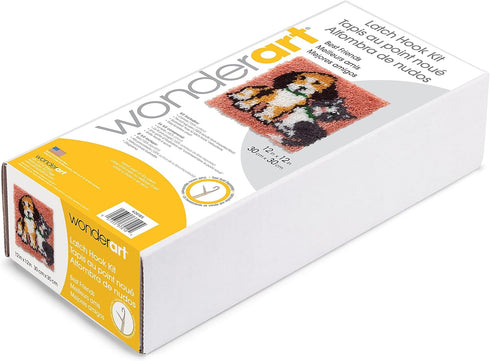 Wonderart Best Friends Latch Hook Kit, 12" X 12"...