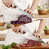 Chef Knife, Razor Sharp 8 Inch Kitchen Knife with Ebana Wood Handle High Carbon Stainless Steel Professional Cooking Chef's Knives with Gift Box...