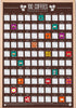 Gift Republic 100 Coffee Bucket List Scratch Poster...