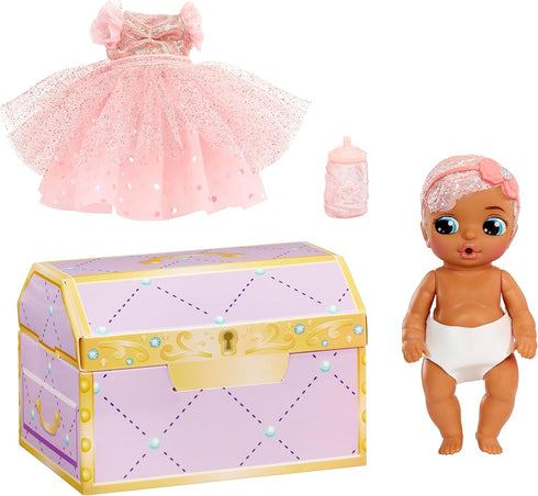 Baby Born Surprise Small Dolls Series 8 - Unwrap Surprise Collectible Baby Doll with 3 Water Surprises, Gemstone-Themed Dress, Color Change Diaper...