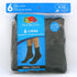 Fruit of the Loom Women's 6 Pack Core Crew Socks, White, Shoe Size: 8-12...