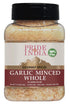Pride Of India- Garlic Minced Whole- 7oz (200gm)- Made from whole, fresh garlic cloves to give finely grated uniform strips - GMO Free, Vegan, Glu...