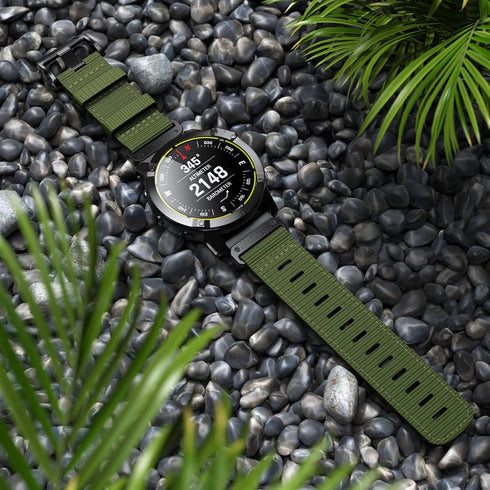 Compatible with Garmin Fenix 7X/Fenix 6X/Fenix 5X/Fenix 8 51mm/5X Plus/6X Pro/7X pro, Nylon Quickfit 26 Watch Band for Tactix 7/Descent MK1/Mk2/Mk...