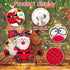 Rypet 3 Pack Dog Christmas Toys Pet Stuffed Plush Toys Interactive Durable Dogs Chew Toys for Medium Small Dogs...