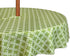 DII Green Lattice Outdoor Tabletop, Collection Stain Resistant & Waterproof, 60" Round w/Zipper, Green...