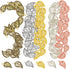 300PCS Leaf Charms Beads For Jewelry Making,Wholesale Bulk Nature Leaf Pendants Craft Supplies For DIY Bracelet Necklace Earring Keychain Headpiec...