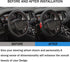 Steering Wheel Cover for Dodge Charger Durango Challenger Journey Ram Breathable Anti-Slip Leather Wheel Covers for Dodge Steering Wheel Accessori...