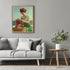 Posterizer 1 pcs-vintage comical beach scene-woman teaching music to lobster-Comedy Art-Retro Art-Gift for Art Lovers- unframed wall art...