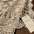 Hsvanyr 39inches Beige Tablecloth Handmade Crochet Cotton Square Coffee Table Cover Doilies Couch Back Covers Kitchen Dining Room Restaurant Party...