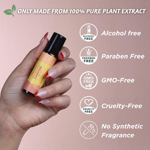 Folkulture Essential Oil Roller Oil Set of 3, Natural Roll On Blends, Peppermint Essential Oil Roll on Gifts for Women and Men, Mandarin, Patchoul...