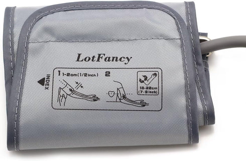LotFancy Small Blood Pressure Cuff Arm(7"-9") for Blood Pressure Monitor, Compatible with H-003DS Omron and HEM-711ACN2 HEM-412C2-Z HEM-747-IC HEM...