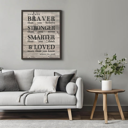 Posterizer 1 pcs-Winnie the pooh-positive encouraging quote-Inspirational Women's Art-Comedy Art-Gift for Girls, Boys, Teens-decor for Girls, Teen...