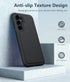 FNTCASE for Samsung Galaxy S24 Case: Dual Layer Heavy Duty Cell Phone Protective Cover Shockproof Rugged with Non-Slip Textured - Military Drop Pr...