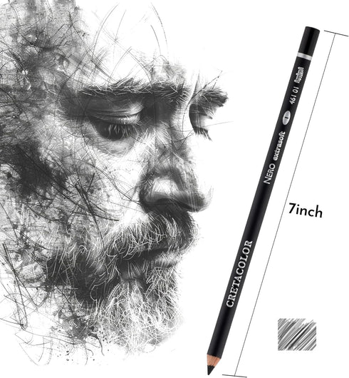 Cretacolor Nero Oil Charcoal 3-Pencil Set...