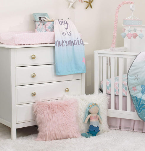 NoJo Sugar Reef Mermaid Super Soft Changing Pad Cover...