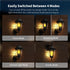 ?Upgraded? LED Flame Light Bulbs, 4 Modes Flickering Light Bulbs with Gravity Sensor, E26 Fire Light Bulb for Halloween, Christmas, Party, Porch, ...