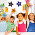 72 Pcs 5.9" Star Cutouts Paper for Bulletin Board Decorations Glitter Star Cutouts Positive Sayings Star Confetti Cutouts for Bulletin Board Class...