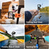 TELESIN Camera Flexible Mount 360 Strap Mount Wrap Band for GoPro Insta360 DJI Action Osmo Pocket Bike Motorcycle Handlebar Roll Bar Tube Clip Hol...