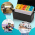 Chell 3x5 Poly Index Card Dividers, Heavyweight Index Card Guides A-Z for Flash Cards and Recipe Cards, with Alphabetical/Blank Stickers, Pack of ...