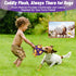 Interactive Dog Toys Soccer Ball - Bouncing Ball for Dogs, Jumping Dog Balls with Recording and Music Modes, Dog Birthday Toy, Rechargeable Moving...
