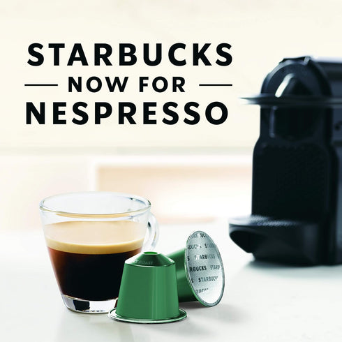 Starbucks by Nespresso Original Line, Pike Place, Medium Roast Coffee, 50-count Espresso Pods...
