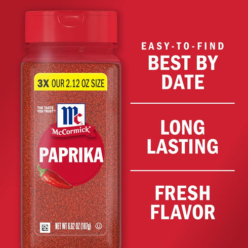 McCormick Paprika, 6.62 oz...