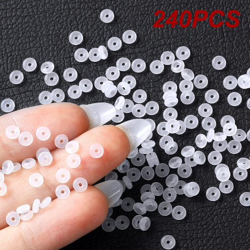 Sivak 240Pcs Silicone O Ring VMQ Seal Gasket for Compressor Valve Silicone O Ring for Pipe Repair Stabilize Switch on Keyboard Automotive Faucet P...