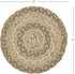 VHC Brands Cobblestone Trivet Hot Pad for Pots Pans, Tan Grey White, Jute Blend, Round Circle, 8 Inches...