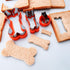 Dog Cookie Cutters Set 3 Piece -3 Different Sizes Of Dog, Bone, and Paw Print Cookie Mold Dog Bone Cutters Stainless Steel Shaped Cutters for Home...