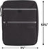 Five Star Zipper Binder, 1 Inch 3-Ring Binder, Carry-All with Internal Pockets and Dividers, 375 Total Sheet Capacity, Heathered Black/Gray (29092...