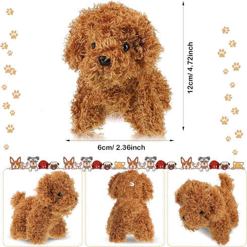 Sumind 9 Pcs Mini Plush Dog Stuffed Animals Bulk Dog Plush Party Favors Small Soft Plush Dog Toy for Goodie Bag Fillers Kids Baby Show Birthday Va...