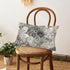 Gray Abstract Floral Throw Pillow Covers 12x20 In Black White Gray Flowers Lumbar Pillow Covers Abstract Modern Farmhouse Pillowcases Home Decor f...