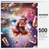 AQUARIUS Random Galaxy Cat Pizza Puzzle (500 Piece Jigsaw Puzzle) - Officially Licensed Random Galaxy Merchandise & Collectibles - Glare Free - Pr...