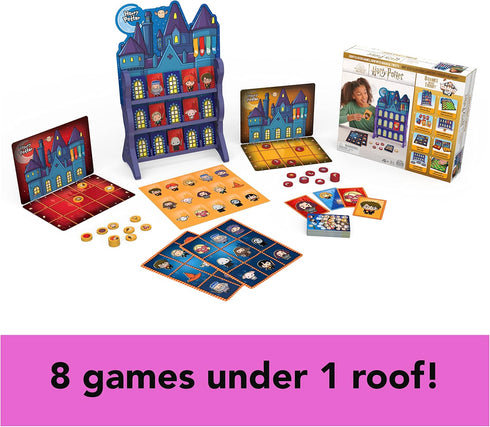 Wizarding World, Harry Potter Games HQ Checkers Tic Tac Toe Memory Match Go Fish Bingo Card Games Fantastic Beasts Gift, for Adults & Kids Ages 4+...