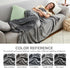 Hansleep Fleece Throw Blanket Super Soft Flannel Fuzzy Grey, Plush Cozy Blanket for All Seasons, Grey, Throw 50x60 Inches...