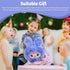 Teddy Bear Stuffed Bunny-14 Inches Plushies, Bunny Teddy Bear, and Cute Plushies, Kids Companion Stuffed Animal Bunny Facial Expression Purple Bun...