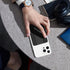 WWW Card Holder with Stand for Back of Phone,Secure Stick on Wallet,PU Leather Credit Cards Holder for Cell Phone with 3M Adhesive Sticker for Sma...