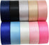 1 Inch Wide Solid Color Double Sided Polyester Satin Ribbon 20 Colors X 2 Yard Each Total 40 Yds Per Package...