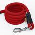 Dog Leash, Braided Rope Traction – Walking Training Lead for Medium/Large Dogs ((1/2") - 6FT, Red)...