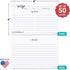 321Done Recipe Cards (Set of 50) 4x6 - White - from The Kitchen of - Large Double-Sided Premium for Weddings, Bridal Shower, Baby - Made in USA - ...