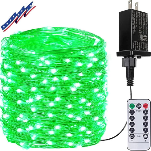 66Ft 200 LED Fairy Lights Plug in, Waterproof with Remote Outdoor 8 Modes Christmas Lights Bedroom Decor, Twinkle Lights with Timer for Bedroom St...