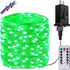 66Ft 200 LED Fairy Lights Plug in, Waterproof with Remote Outdoor 8 Modes Christmas Lights Bedroom Decor, Twinkle Lights with Timer for Bedroom St...